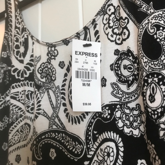 Express Black and White Dress - Picture 3 of 3